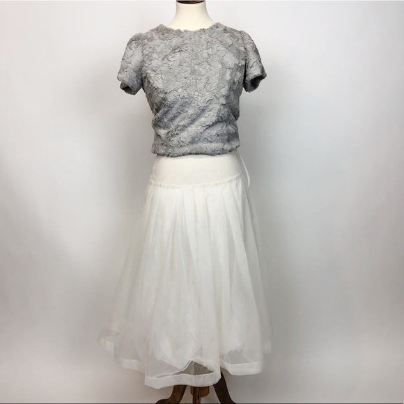 Lilith Paris Dresses & Skirts - LILITH PARIS | Romantic Ivory Skirt | SM / 38